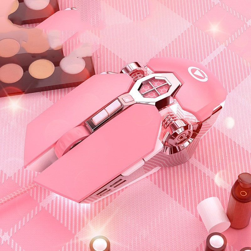 Sparky Cute Mechanical-Feel RGB Gaming Mouse - 7 Buttons
