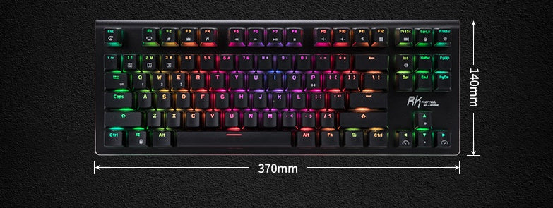 Sparky 87-Key RGB Mechanical Keyboard - Bluetooth + Wired
