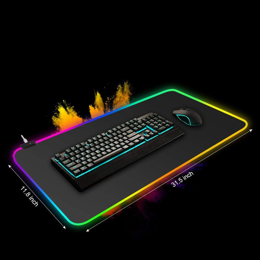 Sparky Starry Sky RGB Oversized Mouse Pad