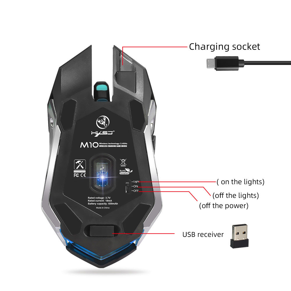 Sparky 2.4GHz Wireless RGB Gaming Mouse