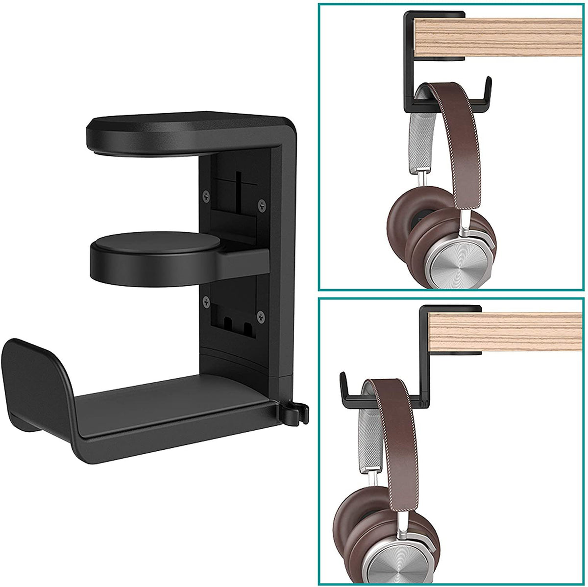 Home Simple Deskside Clip-on Headphone Stand