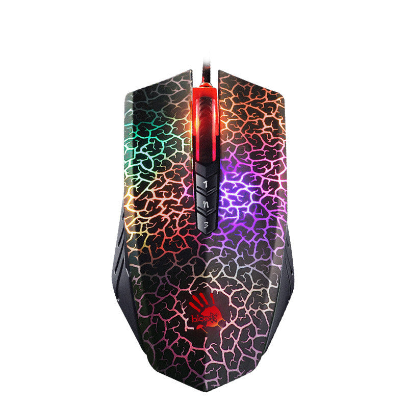 Sparky Leopard Print RGB Wired Gaming Mouse