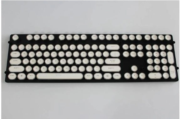 Sparky Steampunk Typewriter Mechanical Keyboard - Wired Retro