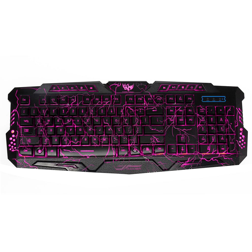 Sparky RGB Backlit Gaming Keyboard - 3 Color Modes Ergonomic