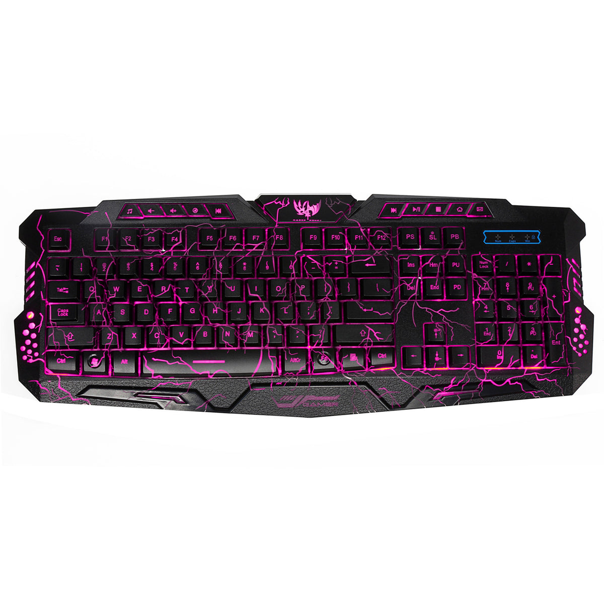 Sparky RGB Backlit Gaming Keyboard - 3 Color Modes Ergonomic