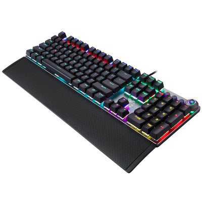 Sparky Full-Size Mechanical Gaming Keyboard with Wrist Rest - 108 Keys