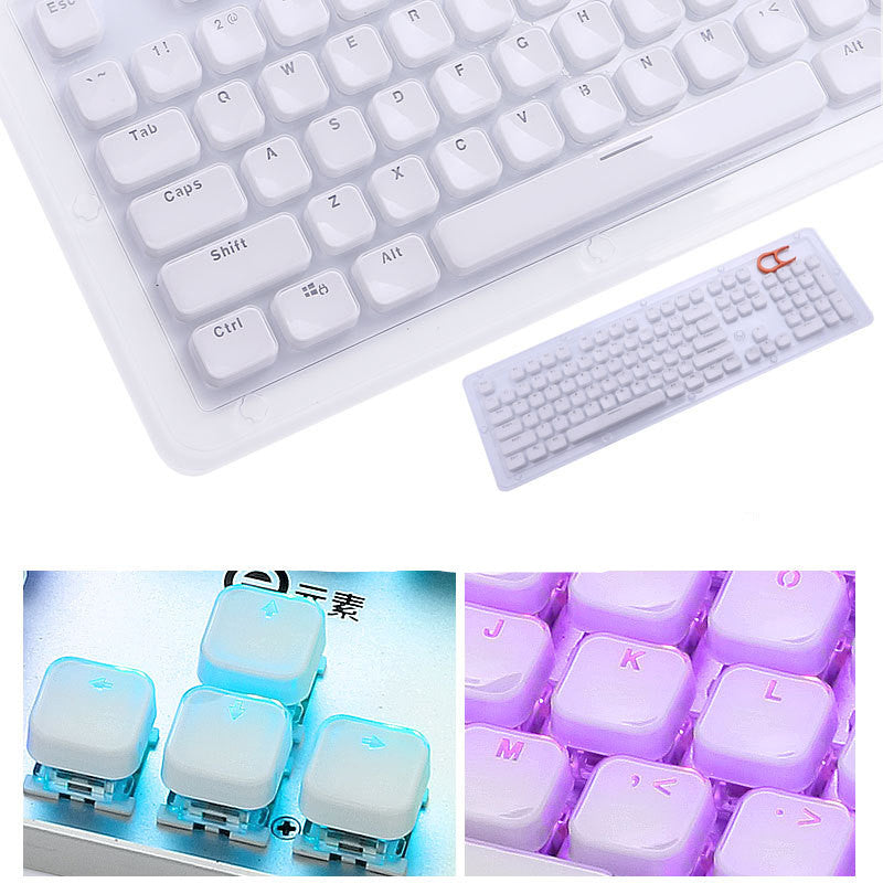 Custom Mechanical Keyboard Keycaps - Two-Color Mold Set (104 Keys)