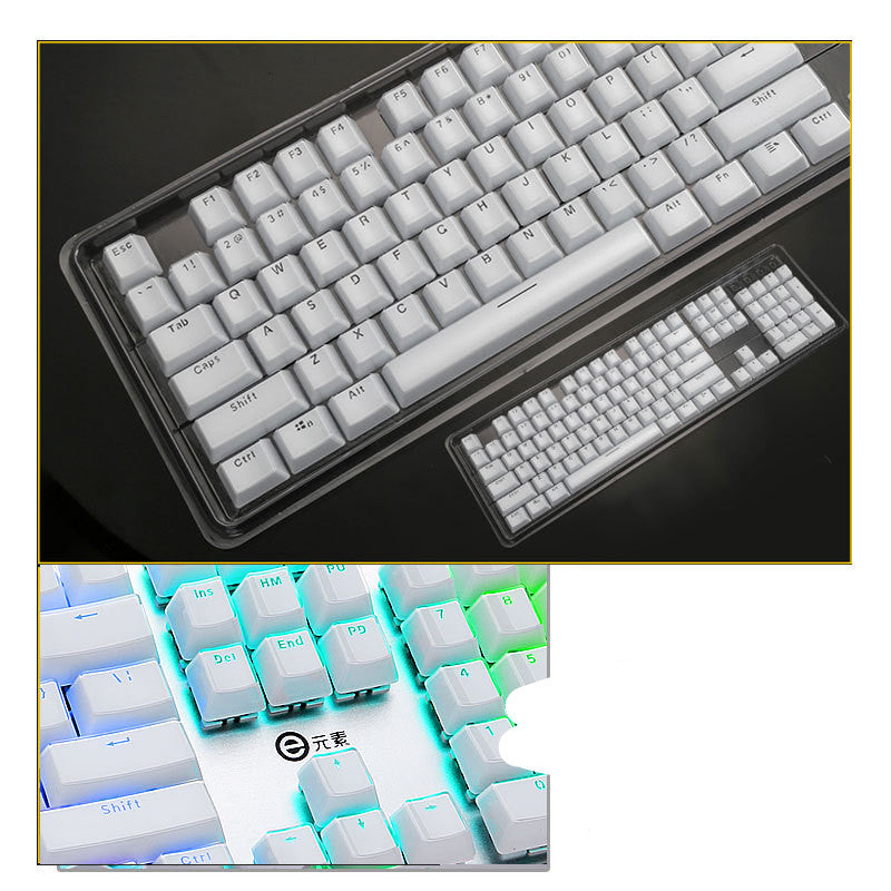 Custom Mechanical Keyboard Keycaps - Two-Color Mold Set (104 Keys)