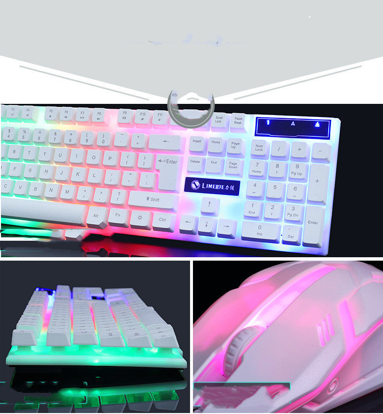Sparky Glowing RGB Keyboard & Mouse Combo - Wired