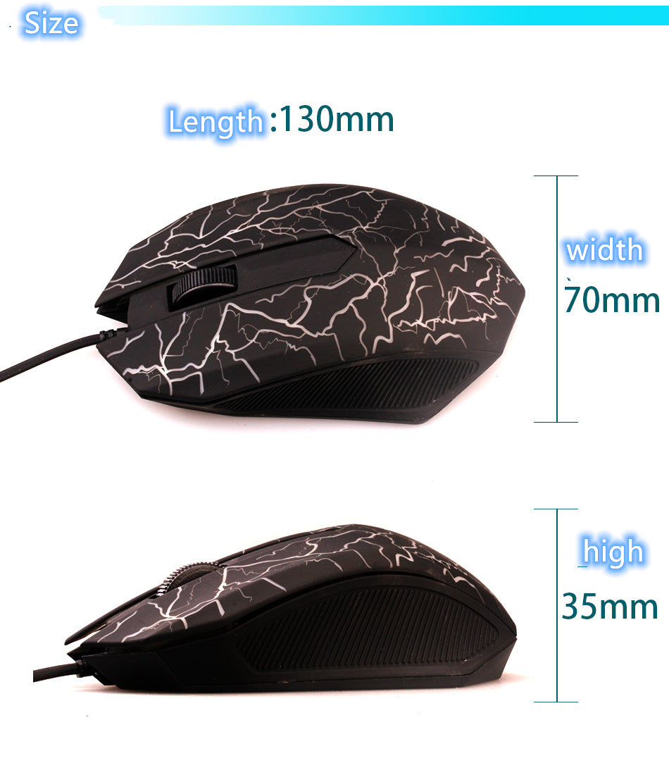 Sparky Ergonomic Wired Gaming Mouse (2400 DPI)