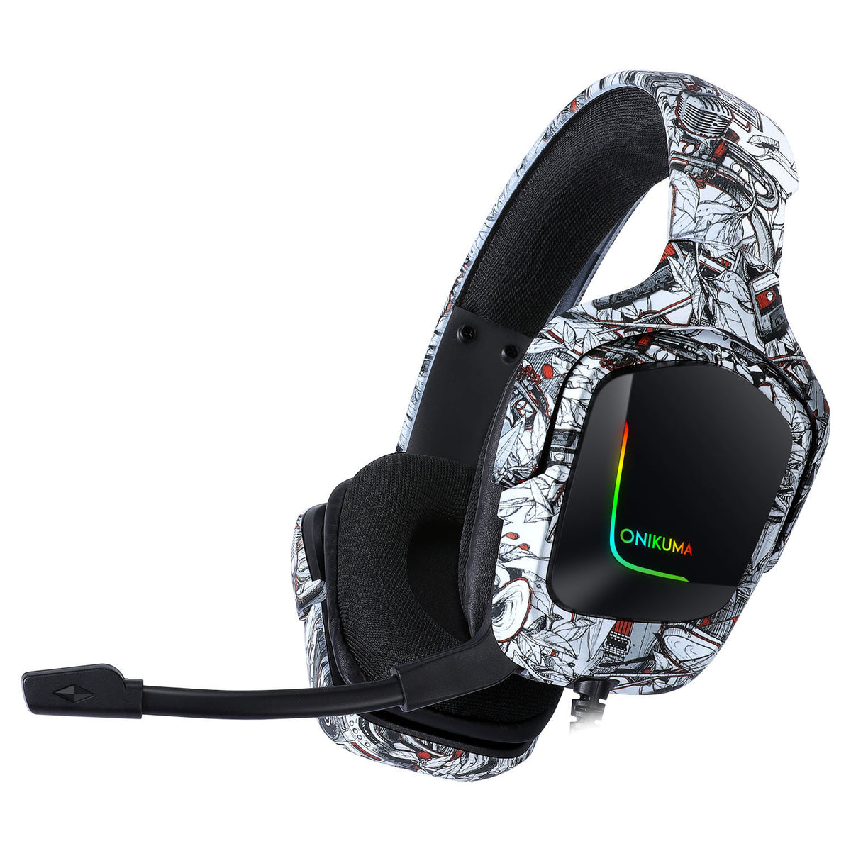 Sparky Wired Gaming Headset with Stereo Sound & Microphone