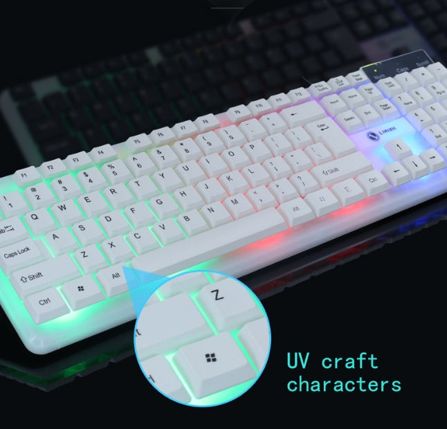 Sparky LED Backlit Wired Gaming Keyboard & Mouse Combo