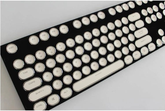 Sparky Steampunk Typewriter Mechanical Keyboard - Wired Retro