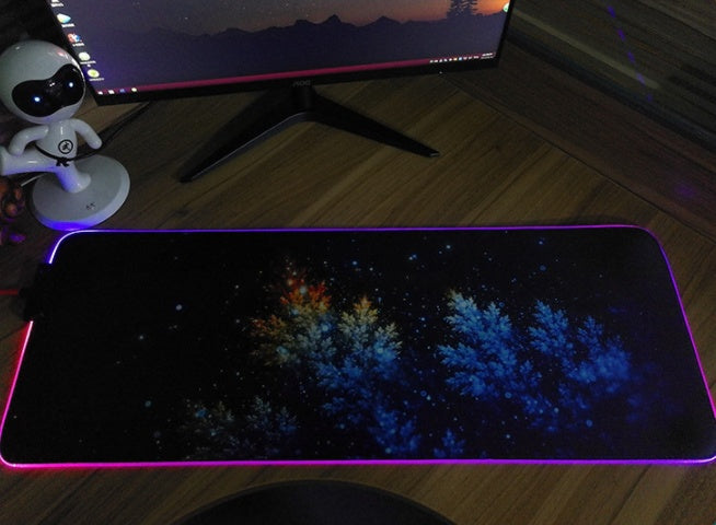 Sparky RGB LED Extended Gaming Mouse Pad - 12 Lighting Modes