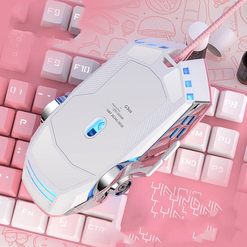 Sparky Cute Mechanical-Feel RGB Gaming Mouse - 7 Buttons