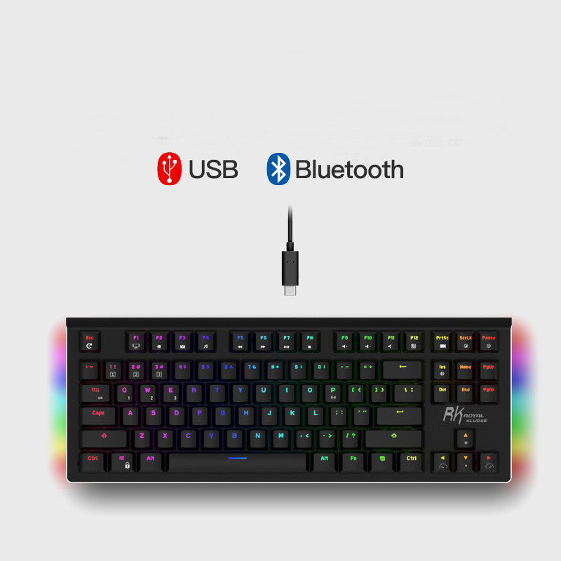 Sparky 87-Key RGB Mechanical Keyboard - Bluetooth + Wired