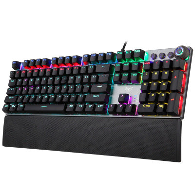 Sparky Full-Size Mechanical Gaming Keyboard with Wrist Rest - 108 Keys