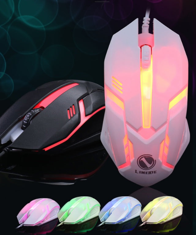 Sparky LED Backlit Wired Gaming Keyboard & Mouse Combo