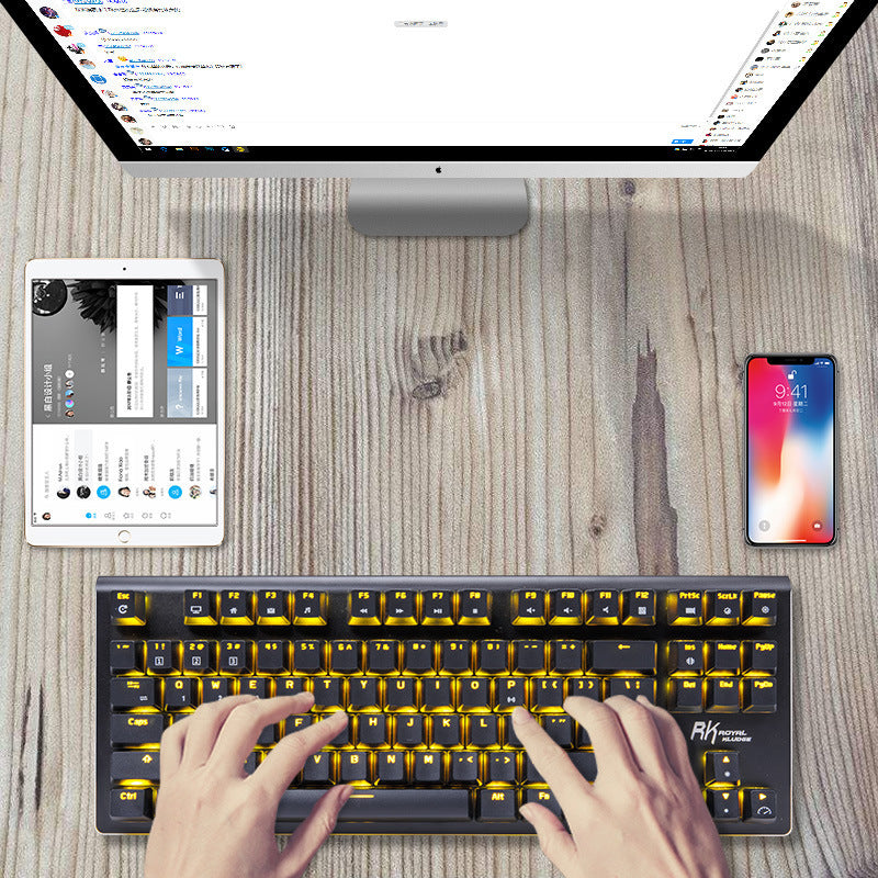 Sparky 87-Key RGB Mechanical Keyboard - Bluetooth + Wired