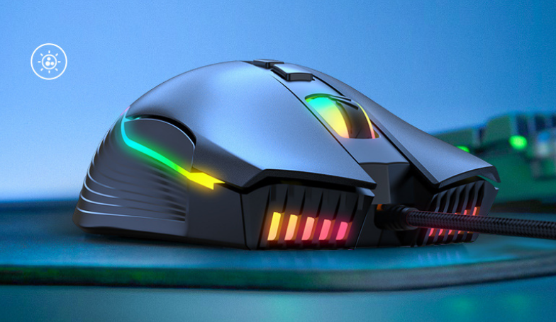 Sparky RGB Gaming Mouse - 6400 DPI with Adjustable Lighting