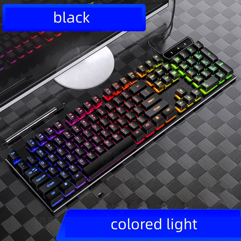 Sparky Mechanical-Feel RGB Gaming Keyboard - Wired 104 Keys