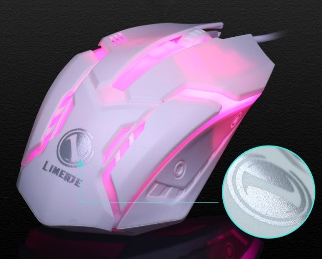 Sparky LED Backlit Wired Gaming Keyboard & Mouse Combo