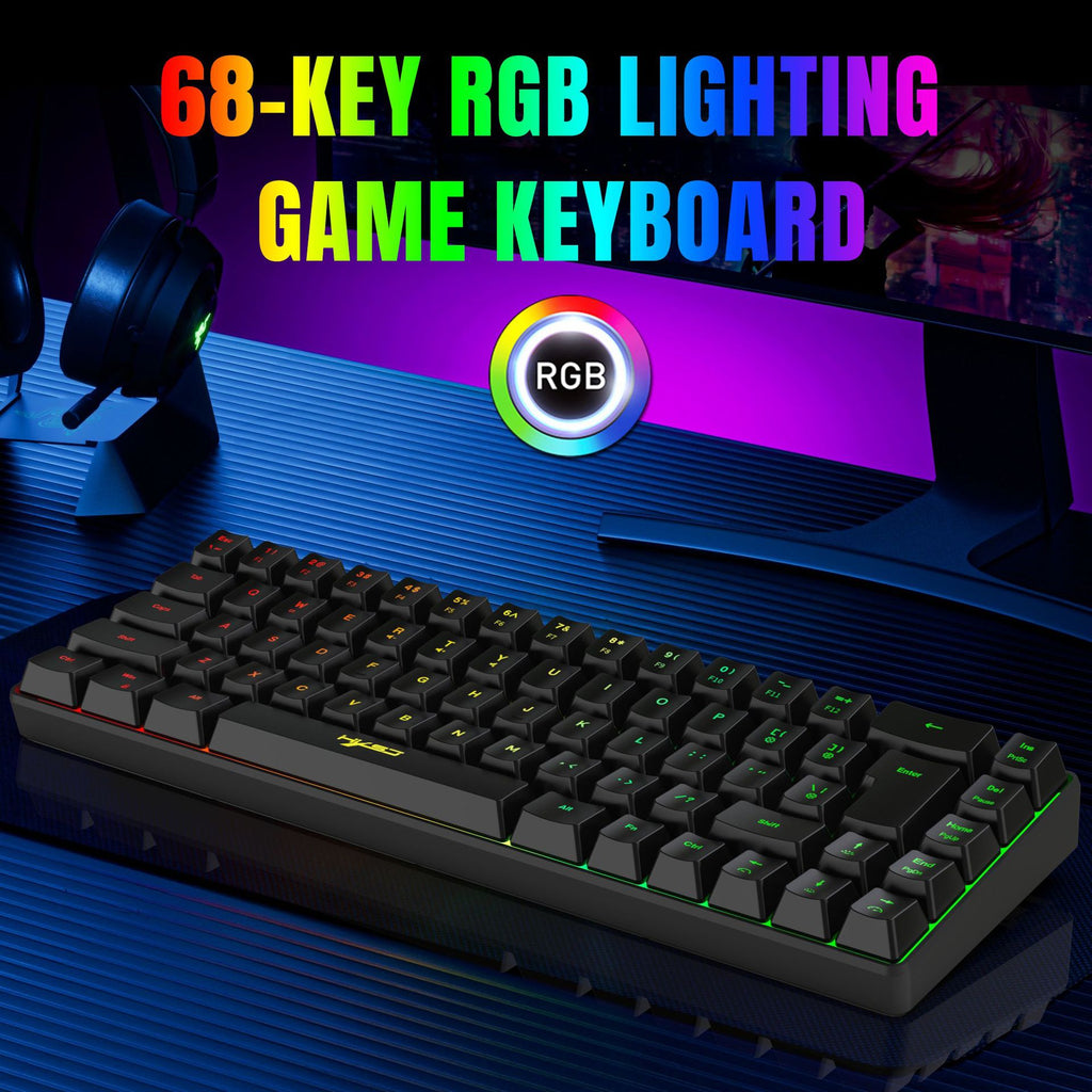 Sparky Compact Membrane Gaming Keyboard with RGB Glow