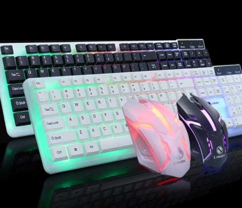 Sparky LED Backlit Wired Gaming Keyboard & Mouse Combo