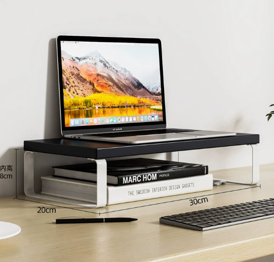 Wooden Monitor Riser Base Stand Pad Organizer