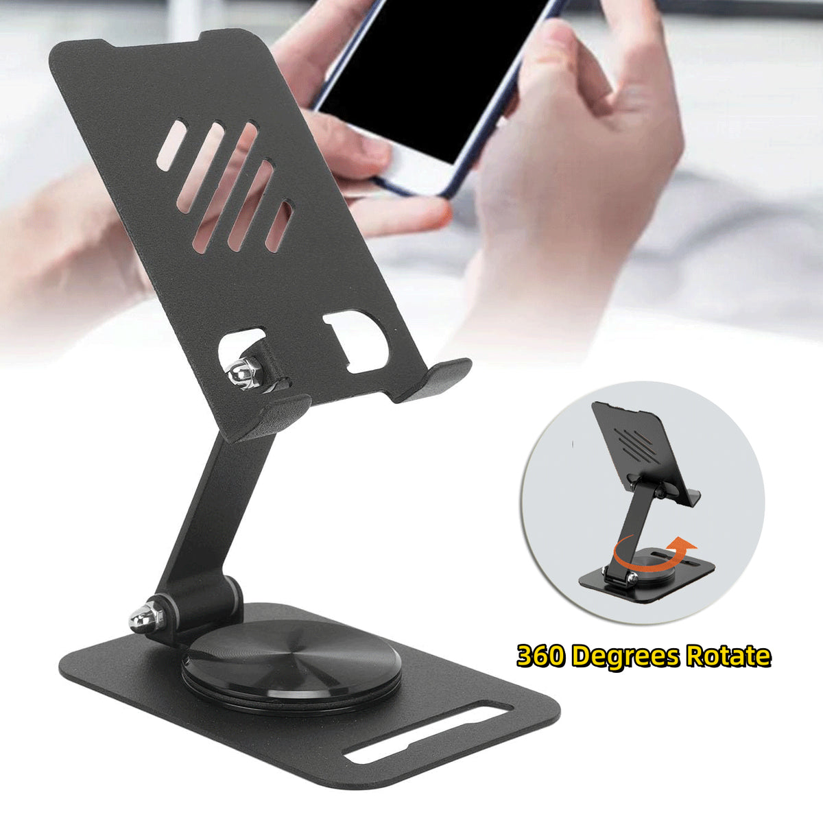 Sparky 360° Metal Desk Phone Stand