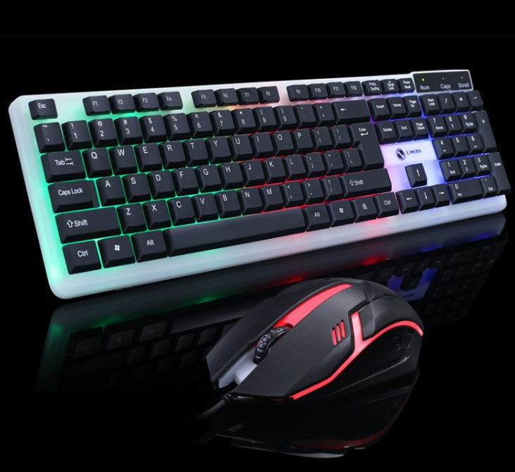 Sparky LED Backlit Wired Gaming Keyboard & Mouse Combo