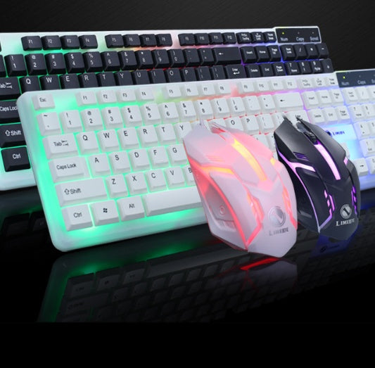 Sparky LED Backlit Wired Gaming Keyboard & Mouse Combo