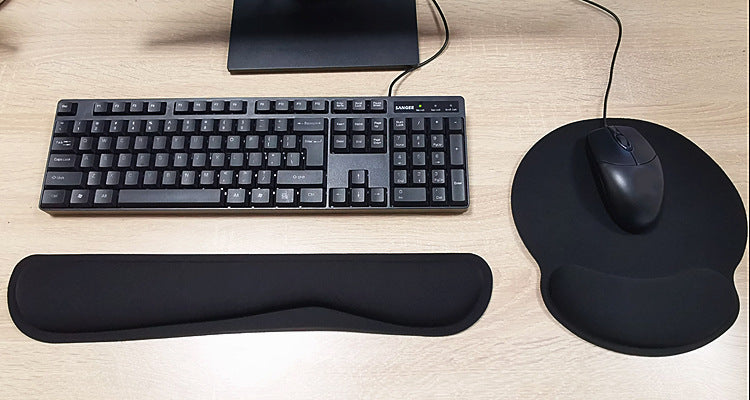 Sparky Memory Foam Keyboard & Mouse Wrist Rest Set