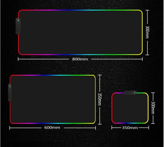Sparky RGB LED Extended Gaming Mouse Pad - 12 Lighting Modes
