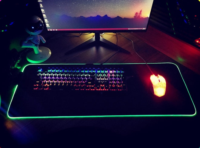 Sparky RGB LED Extended Gaming Mouse Pad - 12 Lighting Modes