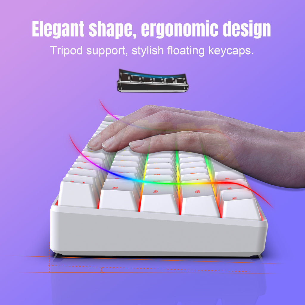 Sparky Compact Membrane Gaming Keyboard with RGB Glow