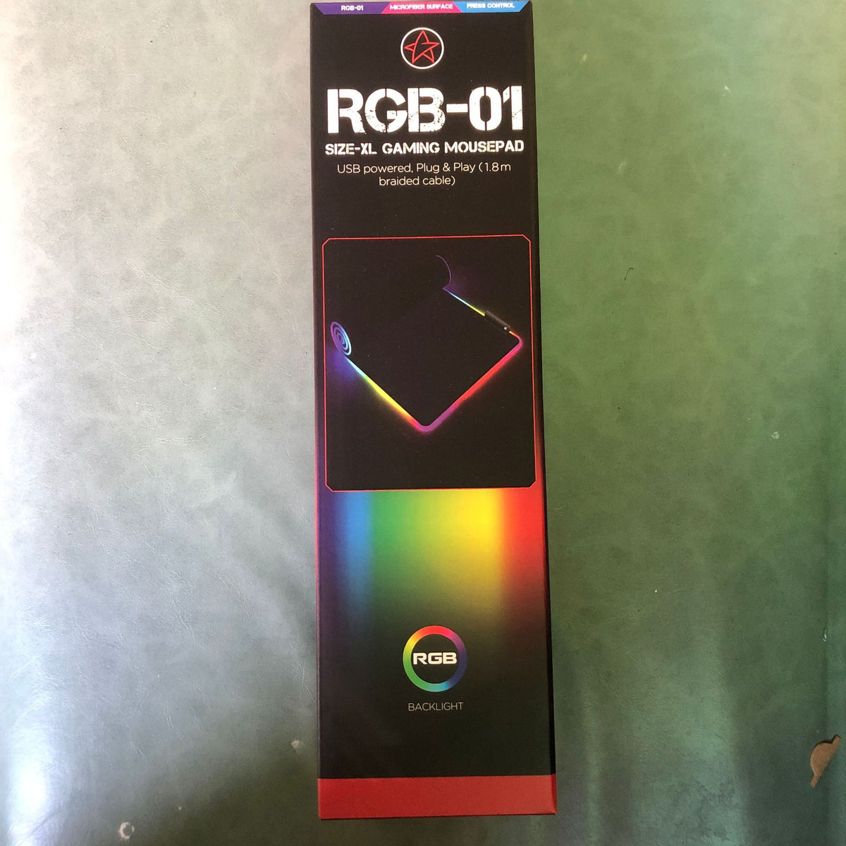 Sparky Large RGB Luminous Gaming Mouse Pad