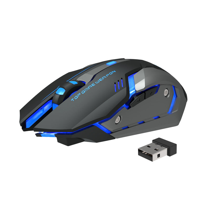 Sparky Silent Wireless Charging RGB Gaming Mouse - 1600 DPI
