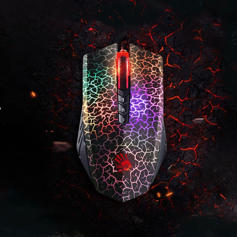 Sparky Leopard Print RGB Wired Gaming Mouse