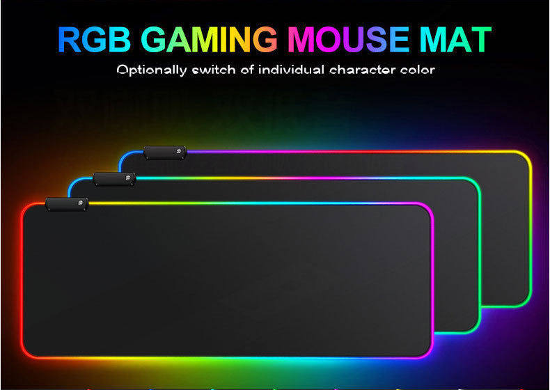 Sparky Large RGB Luminous Gaming Mouse Pad