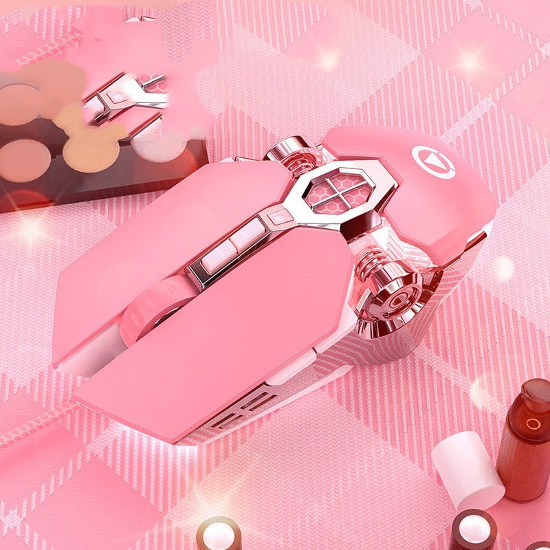 Sparky Cute Mechanical-Feel RGB Gaming Mouse - 7 Buttons
