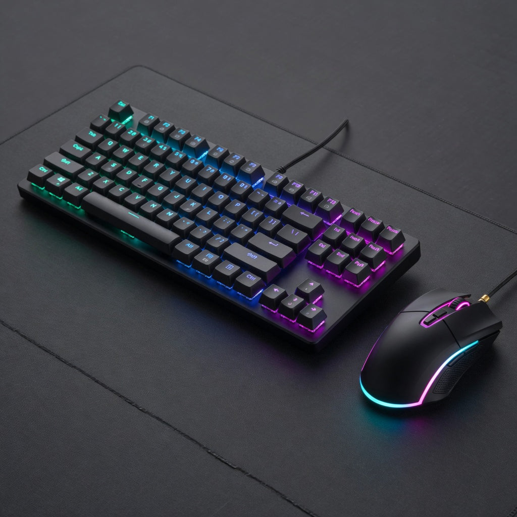 Sparky Full-Size Wired RGB Keyboard and Mouse Combo Premium