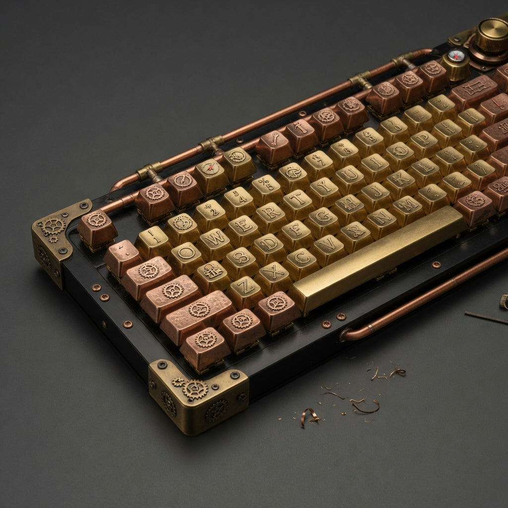 Sparky Steampunk Mechanical Gaming Keyboard