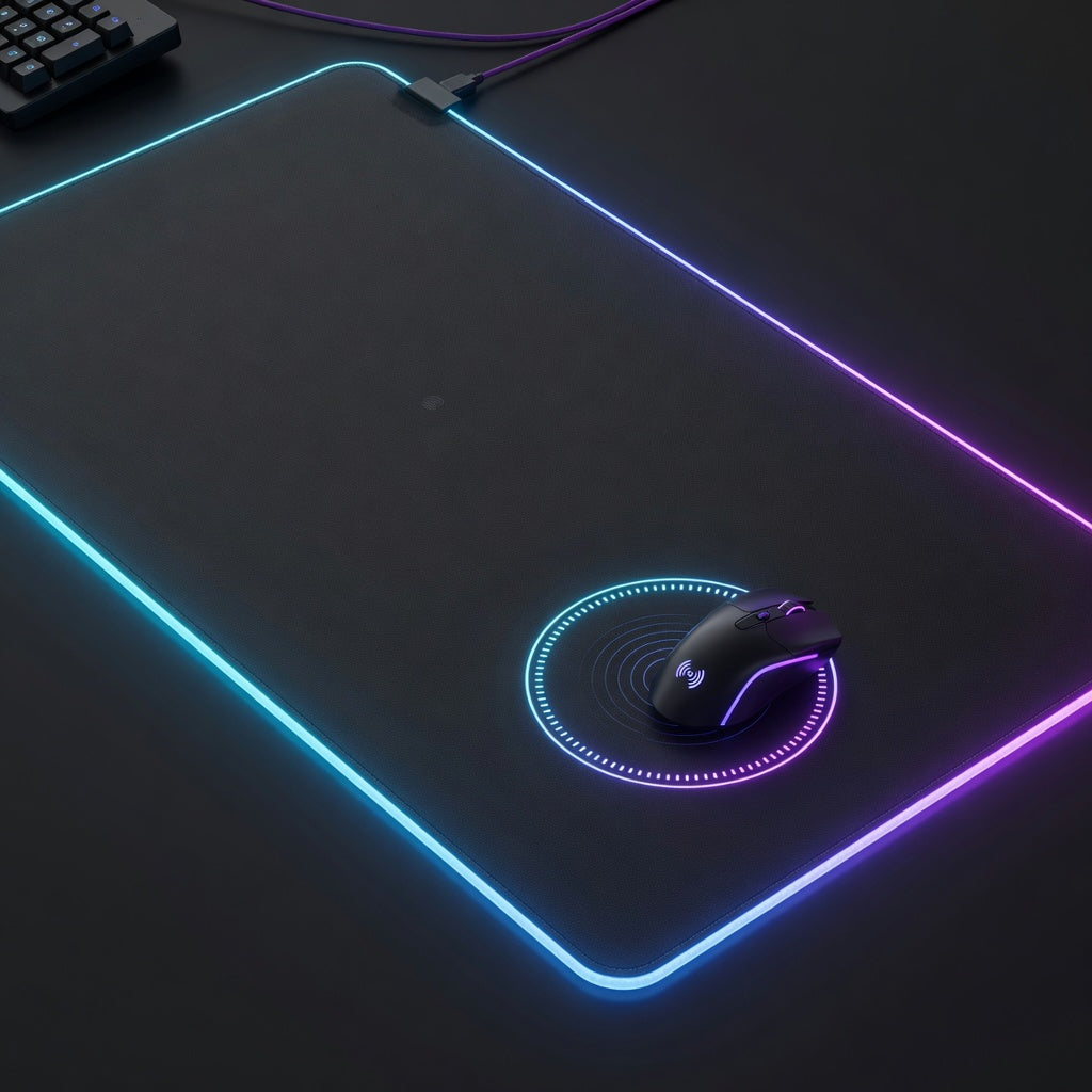 Sparky Wireless Charging RGB Gaming Mouse Pad