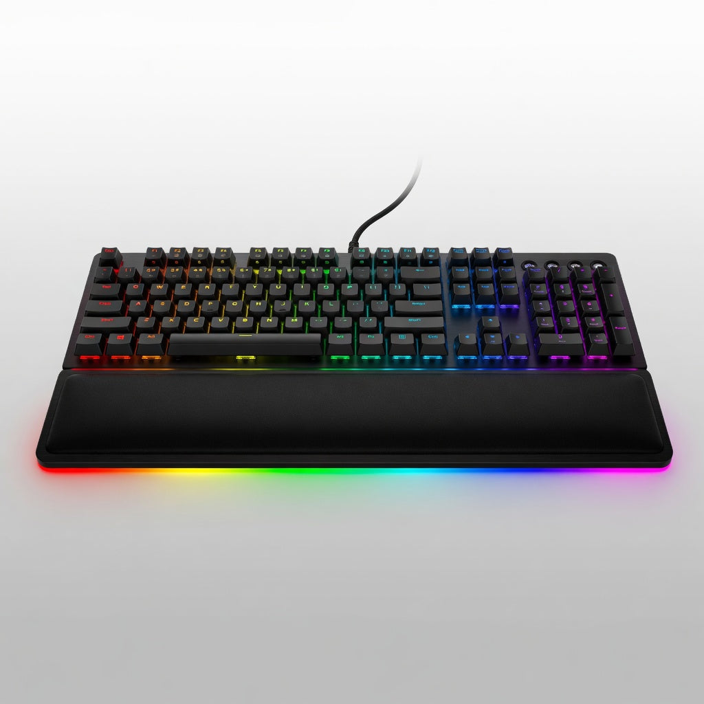 Sparky Full-Size Mechanical Gaming Keyboard with Wrist Rest